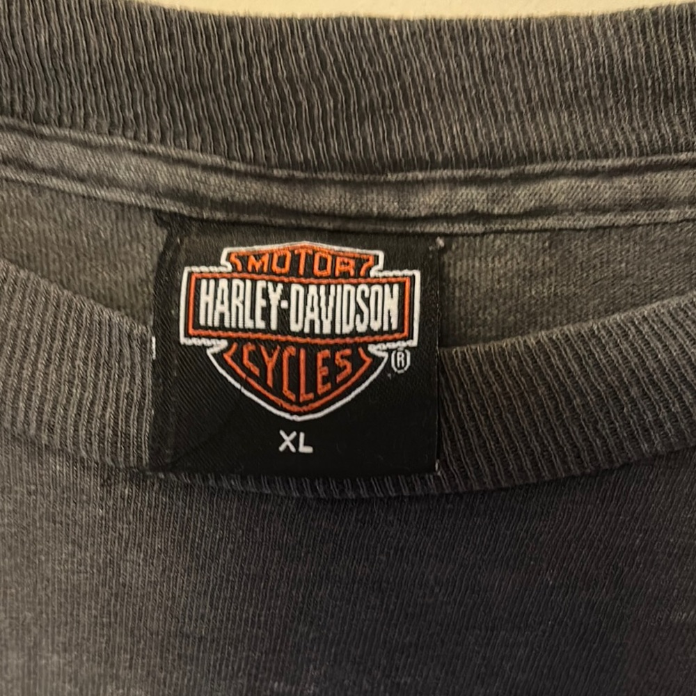 Harley-Davidson Black Short Sleeve Tee Relaxed Fit - Picture 2 of 6